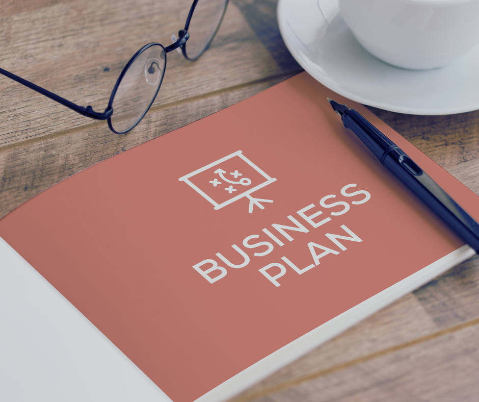 Close up of a business plan for a counselling private practice