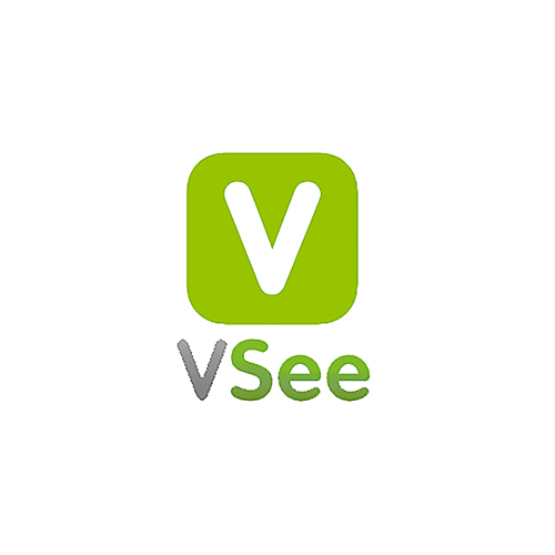 Logo for VSee the telehealth platform for counsellors