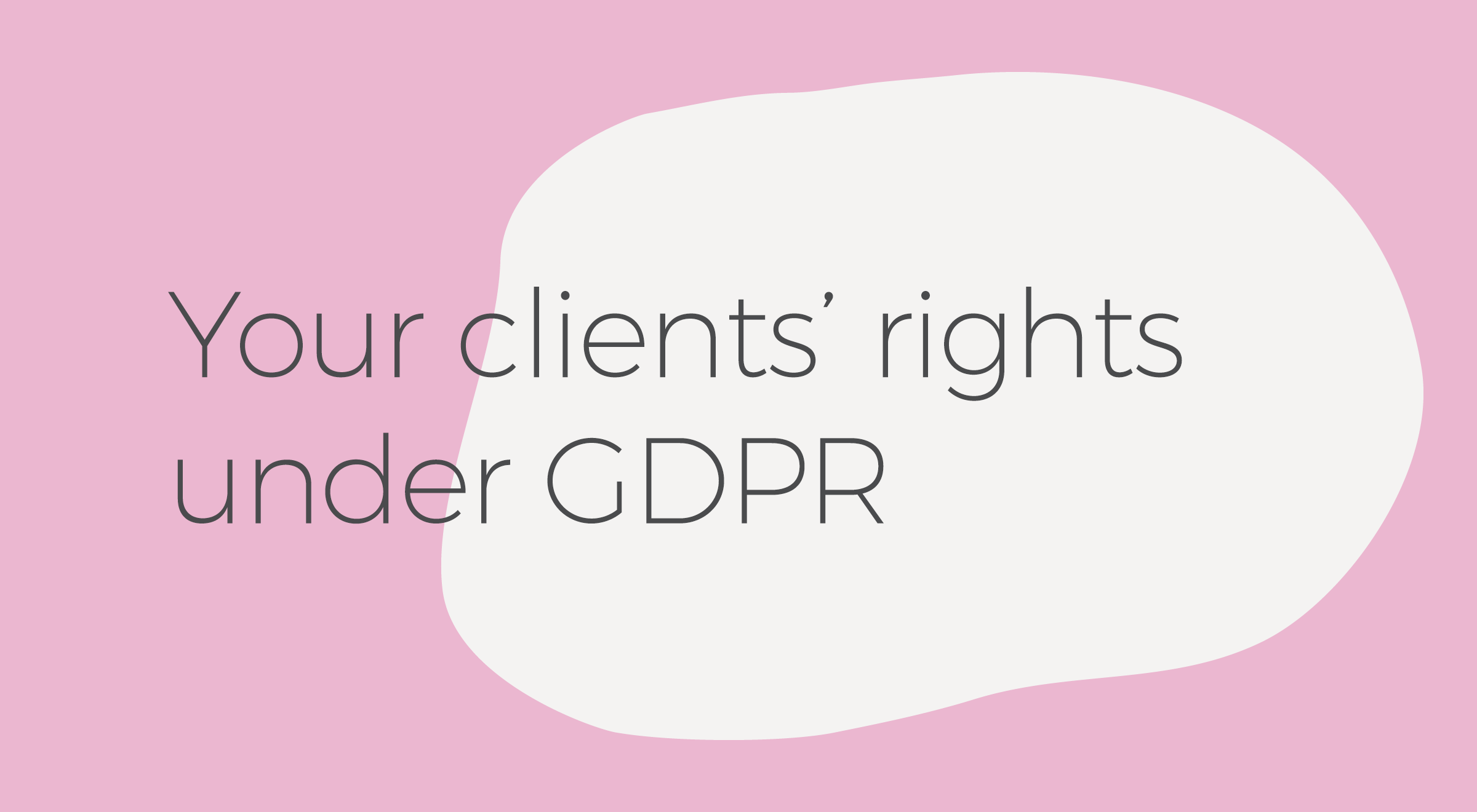 GDPR advice for counsellors